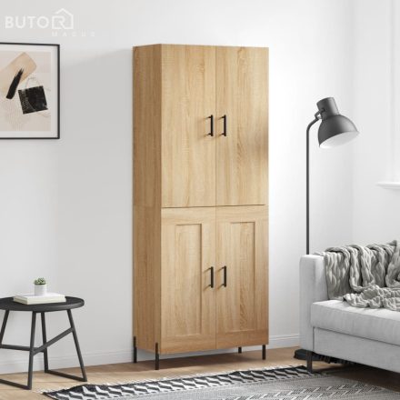 vidaXL sonoma tölgy szerelt fa magasszekrény 69,5 x 34 x 180 cm