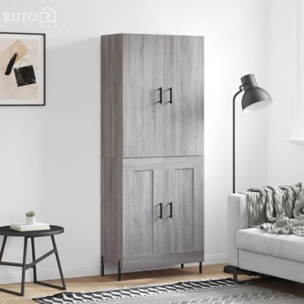 vidaXL szürke sonoma szerelt fa magasszekrény 69,5 x 34 x 180 cm