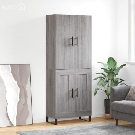 vidaXL szürke sonoma szerelt fa magasszekrény 69,5 x 34 x 180 cm