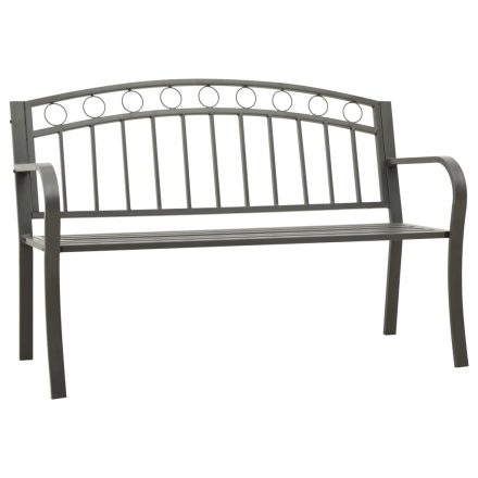 vidaXL szürke kerti pad 120 cm