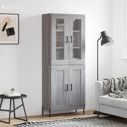 vidaXL szürke sonoma szerelt fa magasszekrény 69,5 x 34 x 180 cm
