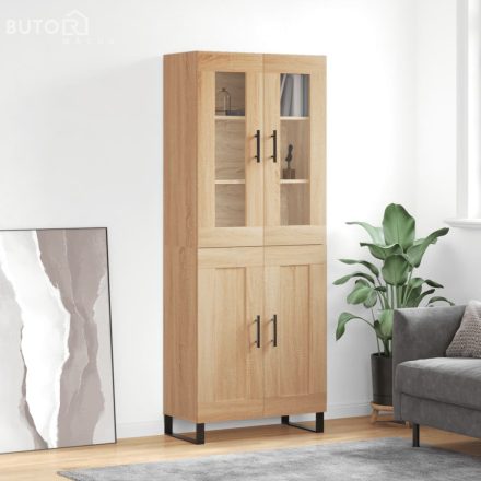 vidaXL sonoma tölgy szerelt fa magasszekrény 69,5 x 34 x 180 cm