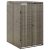 vidaXL szürke polyrattan kerekes kukatároló fészer 70 x 80 x 117 cm