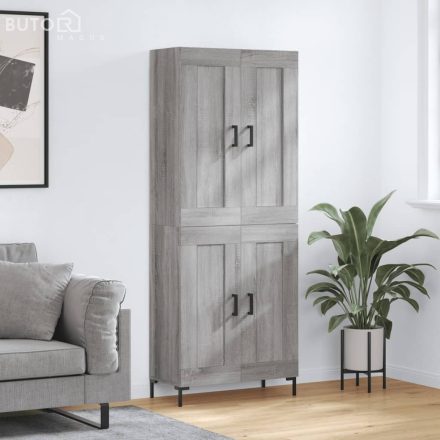 vidaXL szürke sonoma szerelt fa magasszekrény 69,5 x 34 x 180 cm