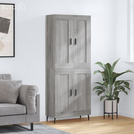 vidaXL szürke sonoma szerelt fa magasszekrény 69,5 x 34 x 180 cm