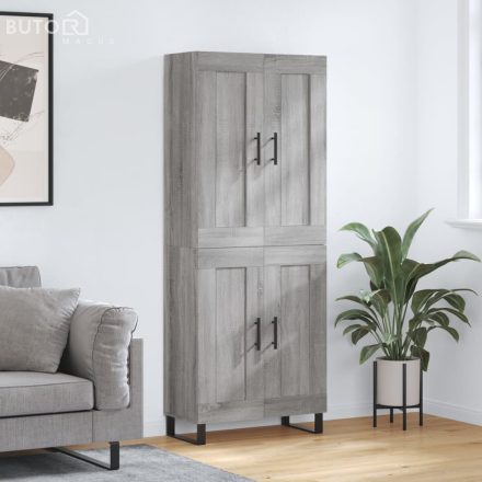 vidaXL szürke sonoma szerelt fa magasszekrény 69,5 x 34 x 180 cm