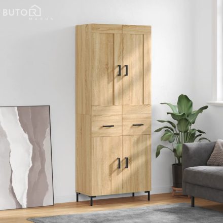 vidaXL sonoma tölgy szerelt fa magasszekrény 69,5 x 34 x 180 cm