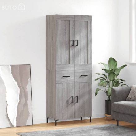 vidaXL szürke sonoma szerelt fa magasszekrény 69,5 x 34 x 180 cm