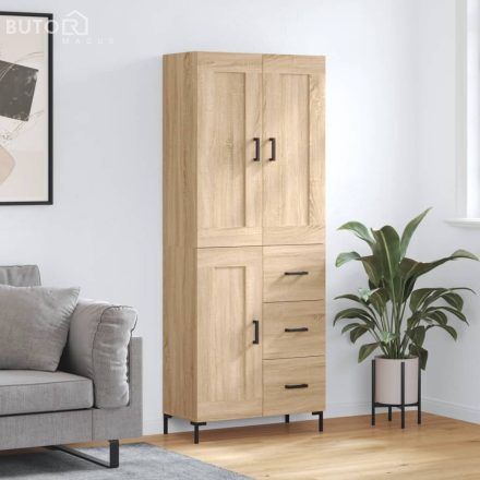 vidaXL sonoma tölgy szerelt fa magasszekrény 69,5 x 34 x 180 cm