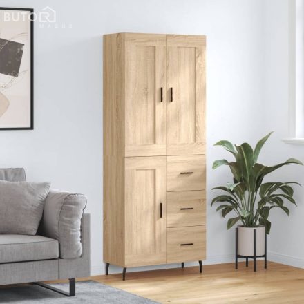 vidaXL sonoma tölgy szerelt fa magasszekrény 69,5 x 34 x 180 cm