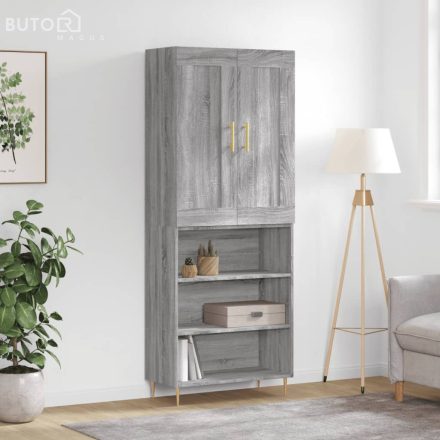 vidaXL szürke sonoma szerelt fa magasszekrény 69,5 x 34 x 180 cm