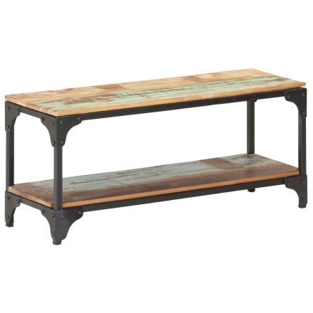 vidaXL tömör újrahasznosított fa dohányzóasztal 90 x 30 x 40 cm