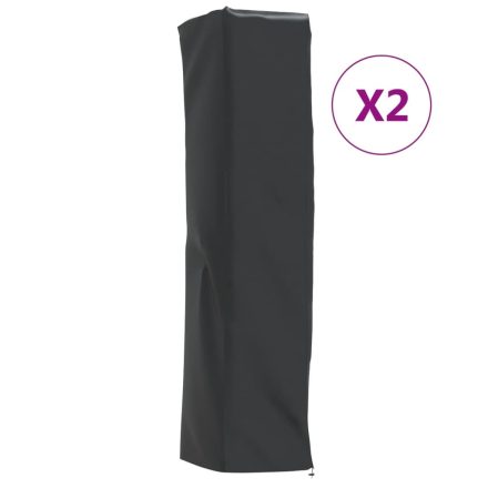 vidaXL 2 db 420D oxford-szövet fűtőkészülék huzat 58x58x228 cm