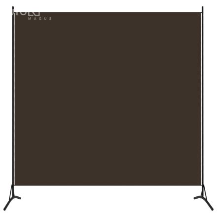 vidaXL barna 1 paneles szövet paraván 175 x 180 cm