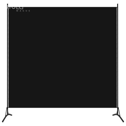 vidaXL fekete 1 paneles szövet paraván 175 x 180 cm