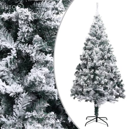 vidaXL zöld PVC műkarácsonyfa hóval 240 cm