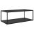 322898 vidaXL Coffee Table Black 100x50x35 cm Tempered Glass
