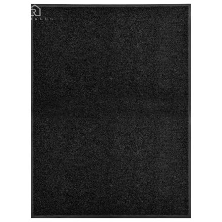 vidaXL fekete kimosható lábtörlő 90 x 120 cm