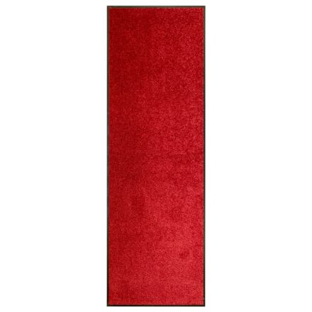 vidaXL piros kimosható lábtörlő 60 x 180 cm