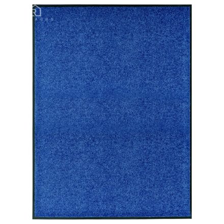 vidaXL kék kimosható lábtörlő 90 x 120 cm