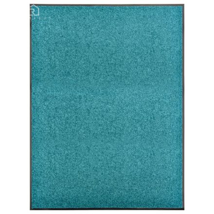 vidaXL ciánkék kimosható lábtörlő 90 x 120 cm