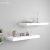 vidaXL 2 db fehér MDF fali polc 60 x 23,5 x 3,8 cm