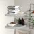 323923 vidaXL Floating Corner Shelves 2 pcs Grey 35x35x3,8 cm MDF