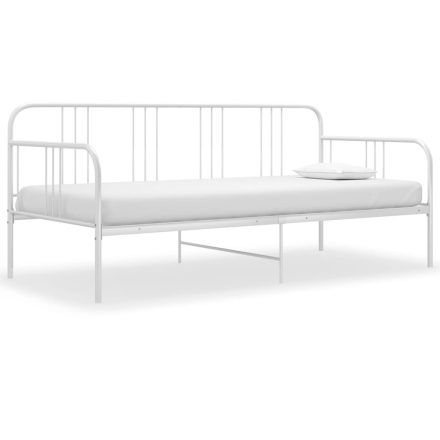 vidaXL fehér fém kanapéágy-keret 90 x 200 cm