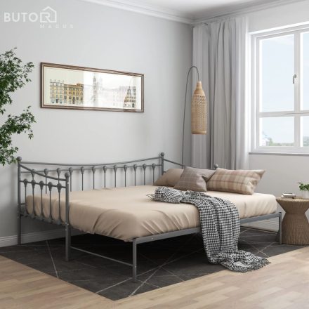 vidaXL szrüke fém kihúzható kanapéágy-keret 90 x 200 cm