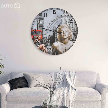 vidaXL szüreti falióra 60 cm