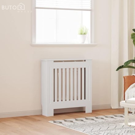 vidaXL fehér MDF radiátorburkolat 78 cm