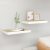 vidaXL 2 db tölgyszínű és fehér MDF lebegő fali polc 50 x 23 x 3,8 cm