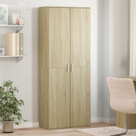 vidaXL sonoma tölgy színű szerelt fa magasszekrény 70 x 35 x 180