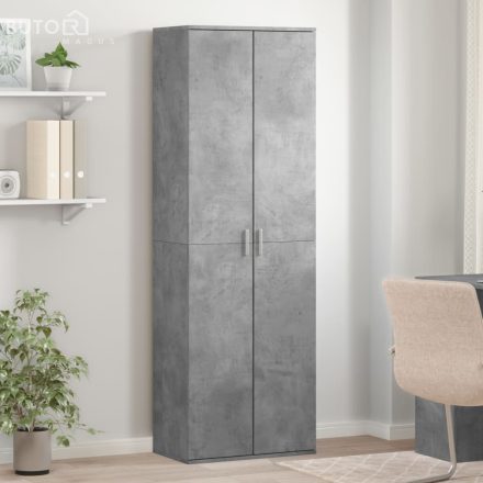 vidaXL betonszürke szerelt fa magasszekrény 60 x 35 x 180 cm