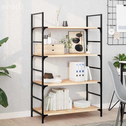 vidaXL 4 db kezeletlen tömör akácfa függőpolc 80 x 40 x 2 cm