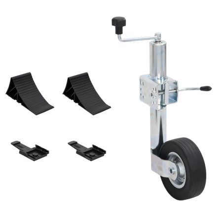vidaXL utánfutó-emelő kerék osztott bilinccsel és ékekkel 60 mm