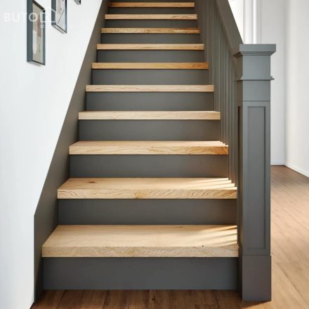 vidaXL 8 db tömör tölgyfa lépcsőfokok kezeletlen 70x25x2 cm