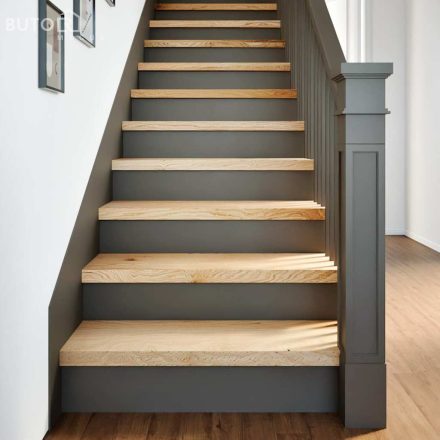 vidaXL 16 db tömör tölgyfa lépcsőfokok kezeletlen 70x25x2 cm