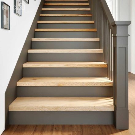 vidaXL 16 db tömör tölgyfa lépcsőfokok kezeletlen 100x30x2 cm