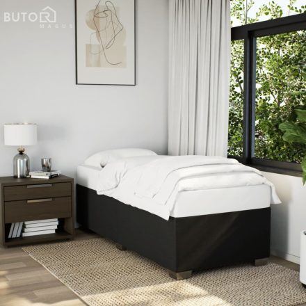 vidaXL ágykeret matrac nélkül fekete 90x190 cm szövet
