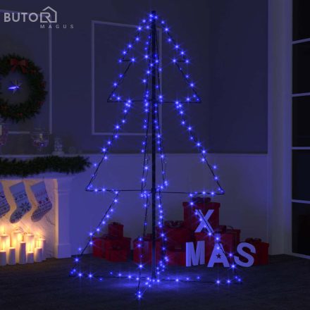 vidaXL 200 LED-es beltéri/kültéri kúp alakú karácsonyfa 98 x 150 cm