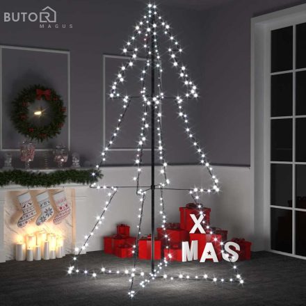 vidaXL 240 LED-es beltéri/kültéri kúp alakú karácsonyfa 118 x 180 cm