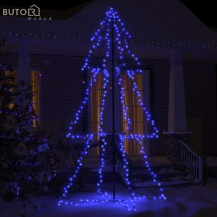 vidaXL 300 LED-es beltéri/kültéri kúp alakú karácsonyfa 120 x 220 cm