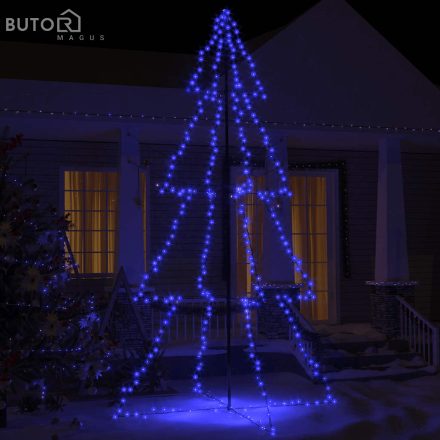 vidaXL 360 LED-es beltéri/kültéri kúp alakú karácsonyfa 143 x 250 cm