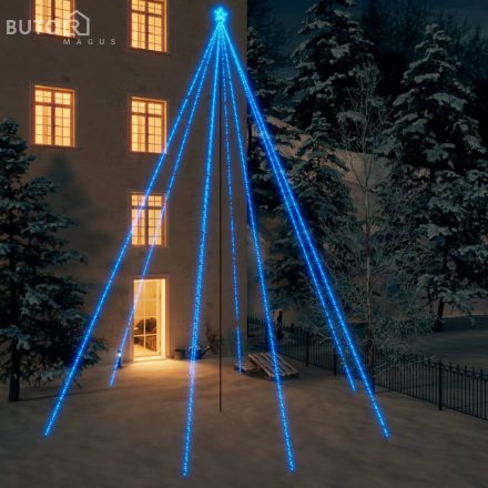 vidaXL kék LED karácsonyfa beltéri kültéri 1300 LED 8 m
