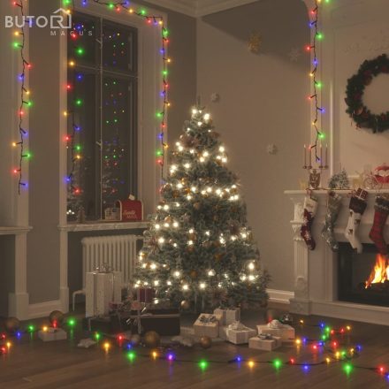 vidaXL 400 LED-es színes fényfüzér 8 világítási móddal 40 m