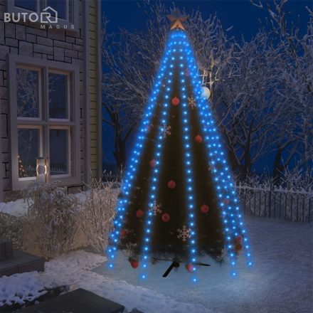 vidaXL karácsonyfa-fényfüzér 300 kék LED-del 300 cm