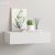 vidaXL fehér MDF falra szerelhető fiókos polc 40 x 23,5 x 10 cm