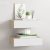 vidaXL 2 db tölgyszínű és fehér MDF fiókos fali polc 40 x 23,5 x 10 cm