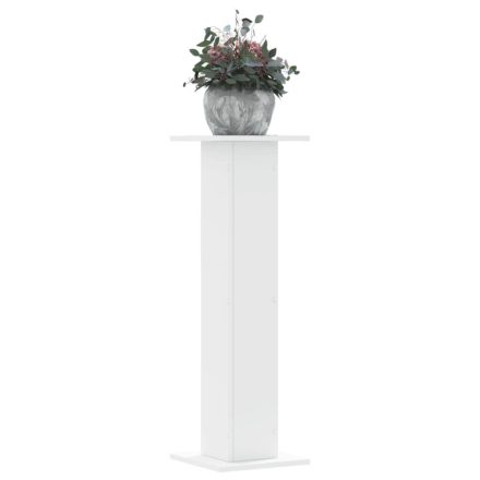 vidaXL 2 db fehér szerelt fa növénytartó állvány 30 x 30 x 95 cm